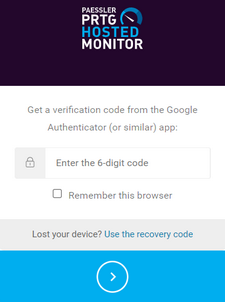 Log In With Multifactor Authentication